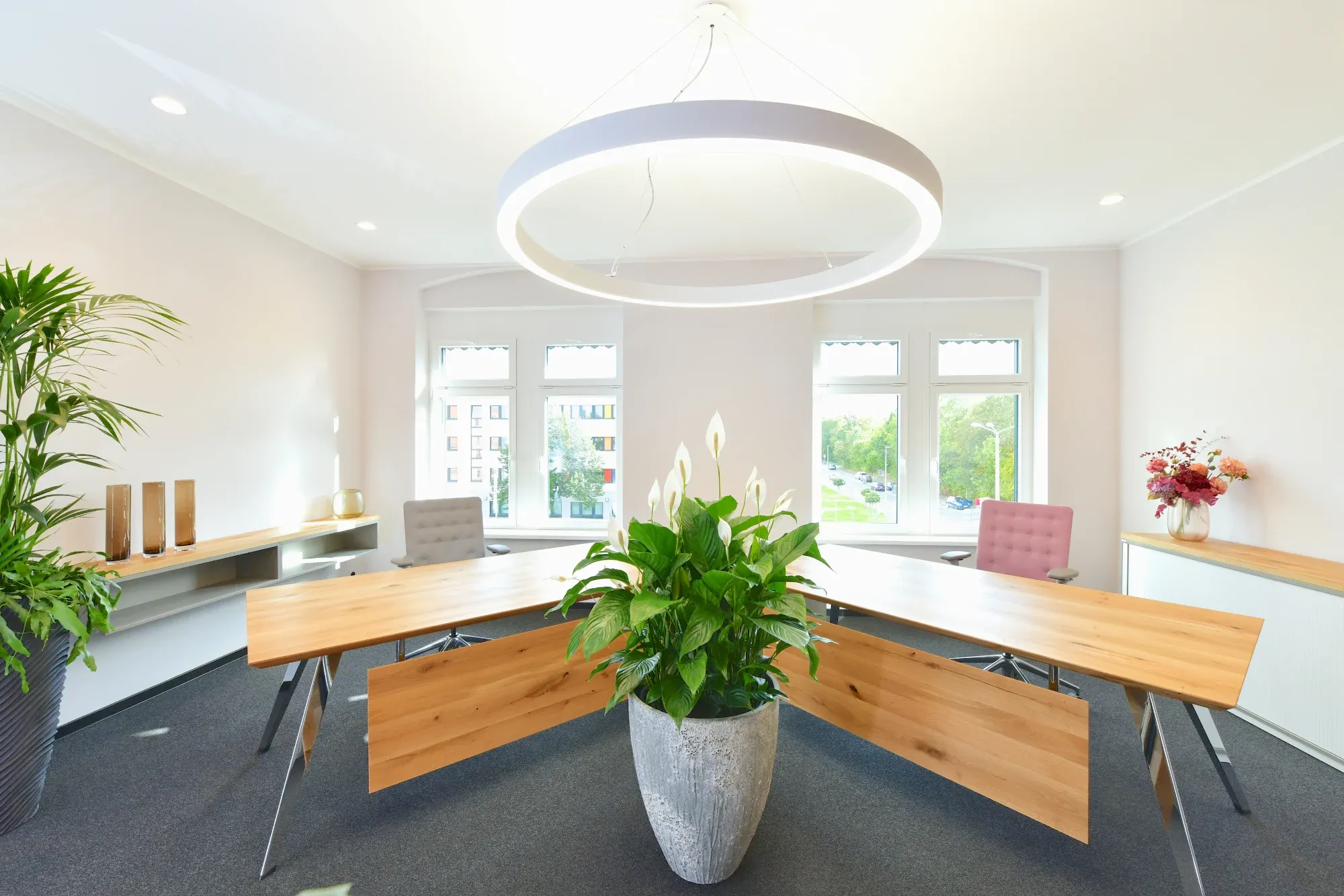 Projekt Metawerk Massivholz Treboard Schreibtisch